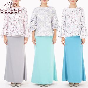 时尚精品服装女Kedah平纹印花迷你克拉拉现代英式棉马来西亚粘胶纤维bju Kurung - Product Image 5