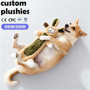 Juguete de Peluche para <span class=keywords><strong>Perro</strong></span> con Forma de Conejo, Personalizable a Bajo Precio, Duradero, Interactivo, Ideal para Masticar, Regalo Ideal para Perros - Product Image 2