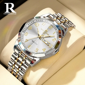 Montre Homme Rétro Ronde à Quartz <span class=keywords><strong>ONTHEEDGE</strong></span> 098 Tendance Vintage – Nouveauté 2026 – Ventes Flash - Product Image 3