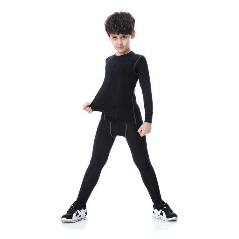 Sportswear Thermal Leggings Boys Football Tights Boys Durable