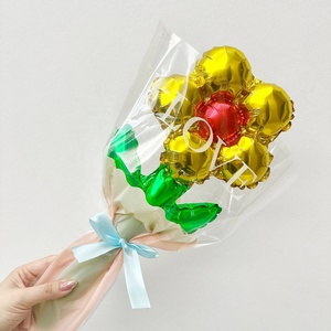 KK NUEVO Globo de Aluminio con Forma de Flor Impresa de 46X22CM, Ecológico, para Decoración de Fiestas de Cumpleaños - Product Image 6
