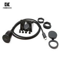 Câble d'extension USB Type-C mâle vers femelle étanche noir de 1 m pour support de voiture, prix usine abordable