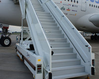 Avion Aviation Main Pousser Passager Embarquement Escalier