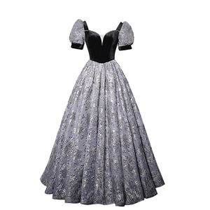 Evening Gown Women Ball Gown Sweetheart Neckline Embroidered Organza Black Formal Dress For Events - Product Image 5