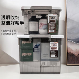 Caja de Almacenamiento Transparente, Organizador de Plástico con Tapa, Rectangular, Ecológico, para Juguetes y Ropa, Tamaños 21L, 31L, 45L - Product Image 4