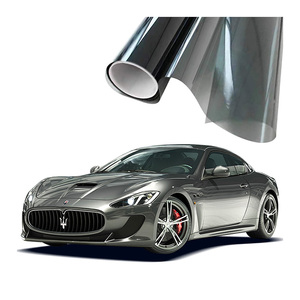 Phim keo mới 1% phim cửa sổ tự động siêu Đen vlt 1.52*30M nhiệt cao từ chối xe năng lượng mặt trời phim cửa sổ Tint - Product Image 2