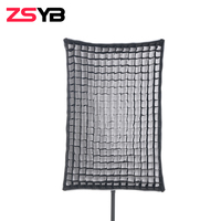 Offre Spéciale salle de diffusion en direct Photostudio Rectangle 60*90cm grille en nid d'abeille photographie professionnelle vidéo Softbox