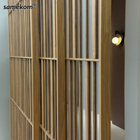 Porte en verre à cadre en aluminium à profil mince moderne Porte de séparation intérieure minimaliste