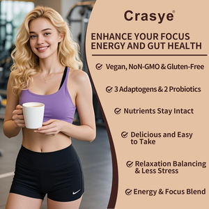 กาแฟสำเร็จรูปเห็ด OEM/ODM สำหรับสุขภาพสมองและลำไส้ ผสมเห็ดหลินจือและอัชวกันดาธรรมชาติ เพื่อพลังงานและสมาธิตลอดวัน - Product Image 3