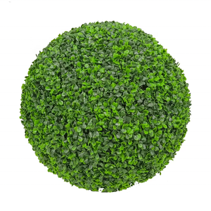 Meilleure vente de plantes suspendues en plastique de différentes tailles Oh ARts 50cm boule d'herbe topiaire en buis artificiel - Product Image 1