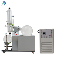 Evaporador Rotatorio Industrial de 100L con Bomba de Vacío, Equipo Completo de Destilación al Vacío para Concentración de Solventes