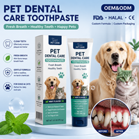 Fabricant de dentifrice pour animaux de compagnie, dentifrice personnalisé pour chiens et chats, soin dentaire, dentifrice blanchissant, élimine efficacement les taches, haleine fraîche