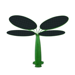 Custom <b>Solar</b> Powered Metal Tree <b>Light</b> With LED White Lighting Outdoor Green Landscape Garden Decoration Lamp DZ02 Garden <b>Light</b> T - Product Image 3