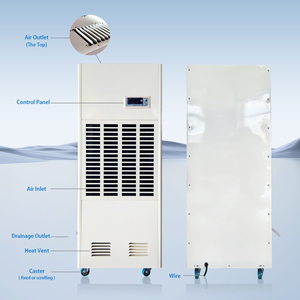 Deshumidificador Industrial de 168L/D, 380V/50HZ, 2000m2/h, Flujo de Aire Circulante, para Cultivos, Piscinas, Sótanos e Industrias - Product Image 1