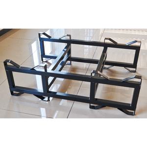 Le double industriel a dégrossi finition galvanisée d'immersion chaude de support de baril - Product Image 4