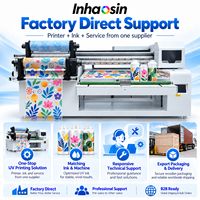 Printer UV Flatbed Hybrid 6090 Gulungan Kiri Datar Kanan 60x90cm untuk Pencetakan Label Kristal, Akrilik, Kaca, dan Signage untuk Penggunaan Bisnis