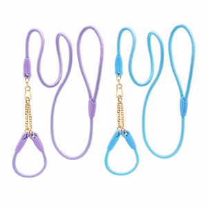 Kustom kalung rantai nilon anjing dan Set tali refleksi gaya Barat dipersonalisasi daur ulang tali hewan peliharaan besar memimpin berjalan - Product Image 6