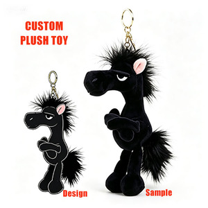 Llavero de Peluche Suave Personalizado, Pequeño y Adorable, Figura de Animal, Pony, Mascota, Ideal para Niños - Product Image 2
