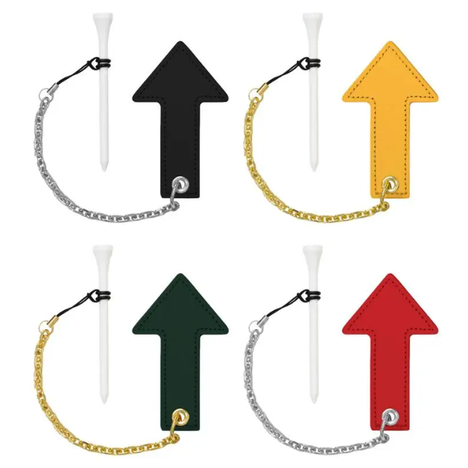 Leather Arrow with Chain Golf Mark