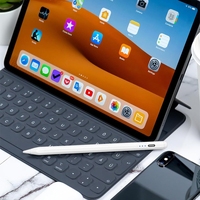 Lápiz Óptico Activo Recargable de Alta Precisión, Negro Mate Oxidado, Blanco, para Tabletas Ksentry, iPad, Surface, Macbook Pro