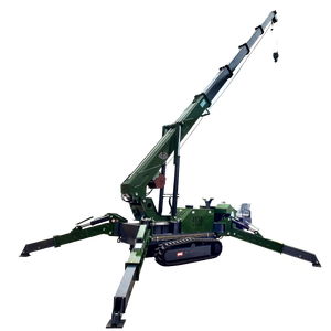 Nouvelle <span class=keywords><strong>grue</strong></span> araignée sur chenilles montée sur <span class=keywords><strong>camion</strong></span> de 3 tonnes 10 m 8 tonnes 20 m pour travaux de construction 2024 - Product Image 3