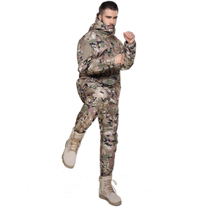 HBSP09 Ropa de Camuflaje para Caza, Chaqueta Táctica de Forro Polar con Diseño de Piel de Tiburón, Traje de Chaqueta y Pantalones - Product Image 6