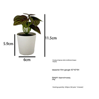 Plante décorative artificielle avec pot, verdure décorative d'intérieur pour la maison, le bureau, l'hôtel et le restaurant