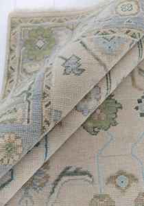 Alfombra de lana Oushak moderna Pastel de tamaño personalizado anudada a mano con patrón abstracto alfombras y juegos para el hogar sala de estar dormitorio pasillo - Product Image 5