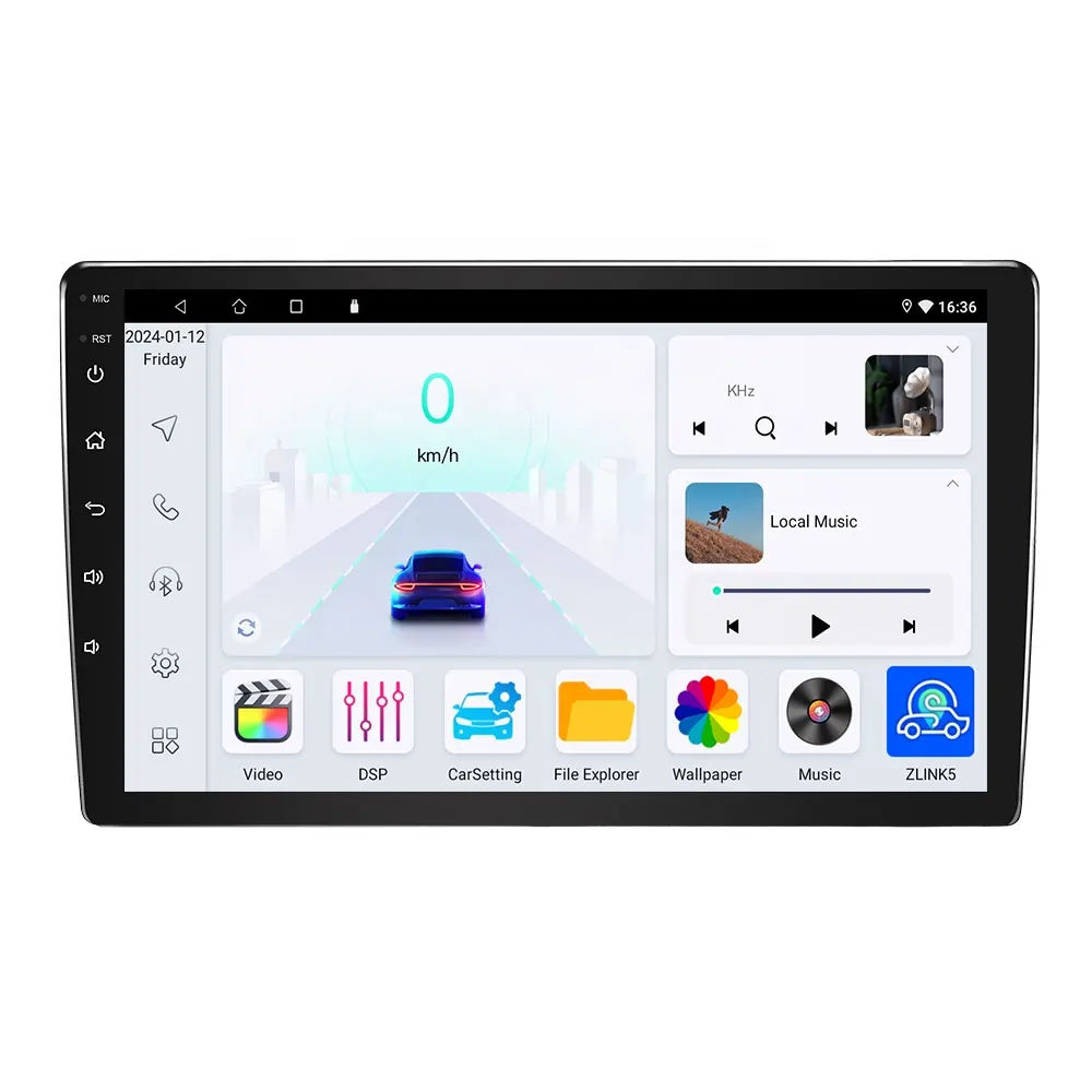 Jmance 9 polegadas 2din Navegação Dupla Din GPS Reprodutor Multimídia Música Vídeo Carplay Android Sistema de Áudio Automático Android Estéreo Do Carro