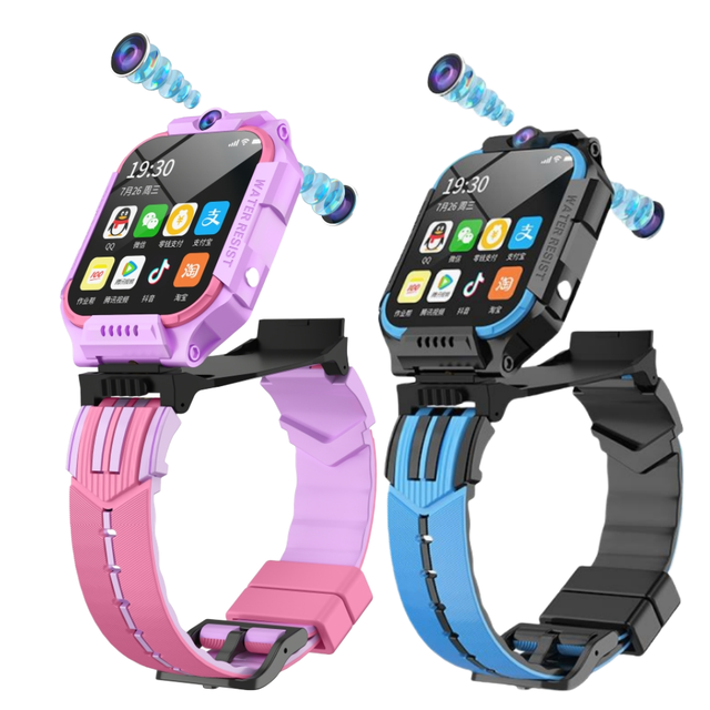 C006pro Kids Smartwatch GPS+LBS+AGPS+WiFi 4g Kids Smart Watch Camera Gps Tracker and Emergency Button for Kids Watch with Sim