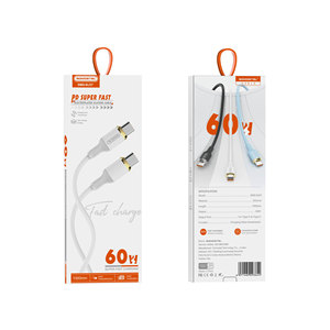 Somostel Silicone 27W Điện Thoại Di Động Sạc Nhanh Loại C Cáp Dữ Liệu 60W Nhanh Sạc Cáp Vàng-Mạ Cổng Cho Iph Điện Thoại Di Động - Product Image 6