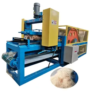 Automation Machine Wood Wool Fire Lighter Machine Wood Shaving Machine for Poultry Bedding