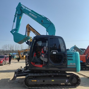Excavadora pequeña Kobe Steel SK75 japonesa de segunda mano, excavadora de 7.5 toneladas en buen estado, se vende a bajo precio - Product Image 1