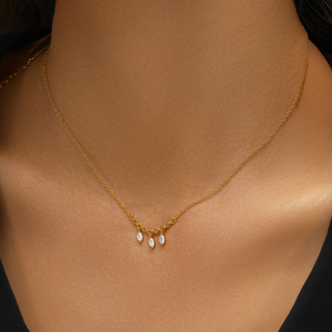 Collier pendentif pour femme CANNER en argent sterling 925, forme de cœur papillon, goutte d'eau, zircon, plaqué or, tendance - Product Image 6
