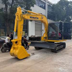 Komatsu-Miniexcavadora de orugas de 7 toneladas con rodamiento de bomba de engranajes de motor Yanmar, fabricada en Japón, PC70 ZX70 307 - Product Image 5