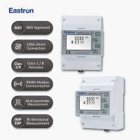 Eastron SDM630Modbus V2 MID Certificado Clase B RS485 Modbus 3P4W/3P3W/1P2W Medidor de energía de riel Din para estación de carga EV