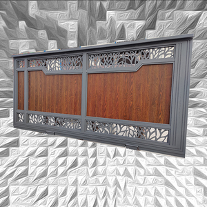 Thương mại đảm bảo tùy chỉnh màu sắc đôi đường lái xe cửa nhà Máy Giá đúc nhôm trượt tự động sân cửa - Product Image 3