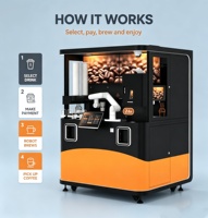 Distributeur automatique de café Funkyplay Smart, en libre-service 24h/24, robotisé