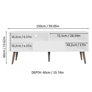 Мебель для гостиной, подставки для телевизора, Классическая игровая видеоприставка, стол с откидными ящиками, белые ТВ-шкафы, OEM принимаются - Product Image 6