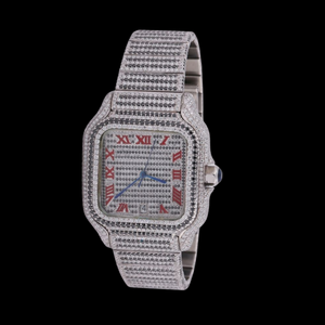 High on Demand Moissanite Diamond <b>Quartz</b> <b>Watch</b> Women Fashion Casual Stainless Steel Daily Wear <b>Watch</b> Available For Sale - Product Image 5