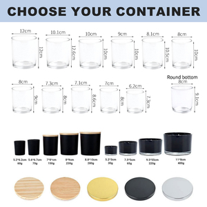 Velas Premium di lusso candele di cera di soia con profumo per la casa e uso per le <span class=keywords><strong>vacanze</strong></span> all'ingrosso profumo di candela di cristallo - Product Image 4