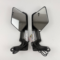 Rétroviseur de moto WANOU, rétroviseur universel pour moto de rue, rétroviseur latéral réglable, scooter, rétroviseur rotatif pour trajets quotidiens