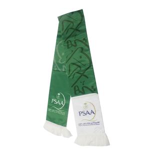 الأكثر مبيعًا على الوجهين حياكة جاكار شرابة المملكة العربية السعودية شال أكريليك لكرة القدم الرياضة وشاح البلاد العلم مخصص - Product Image 6