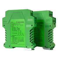 Distributeur d'isolation de signal 4-20mA à 0-10V Convertisseur de signal 1 entrée 2 sorties 0-10V 0-5V 1-5V DC24V Isolateur de signal de courant de tension
