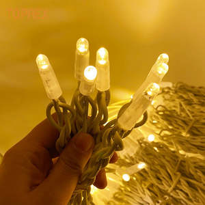 Праздничные наружные 100 светодиодные гирлянды 10 м 220 В рождественские украшения соединяемые резиновые 10 м светодиодные гирлянды - Product Image 2