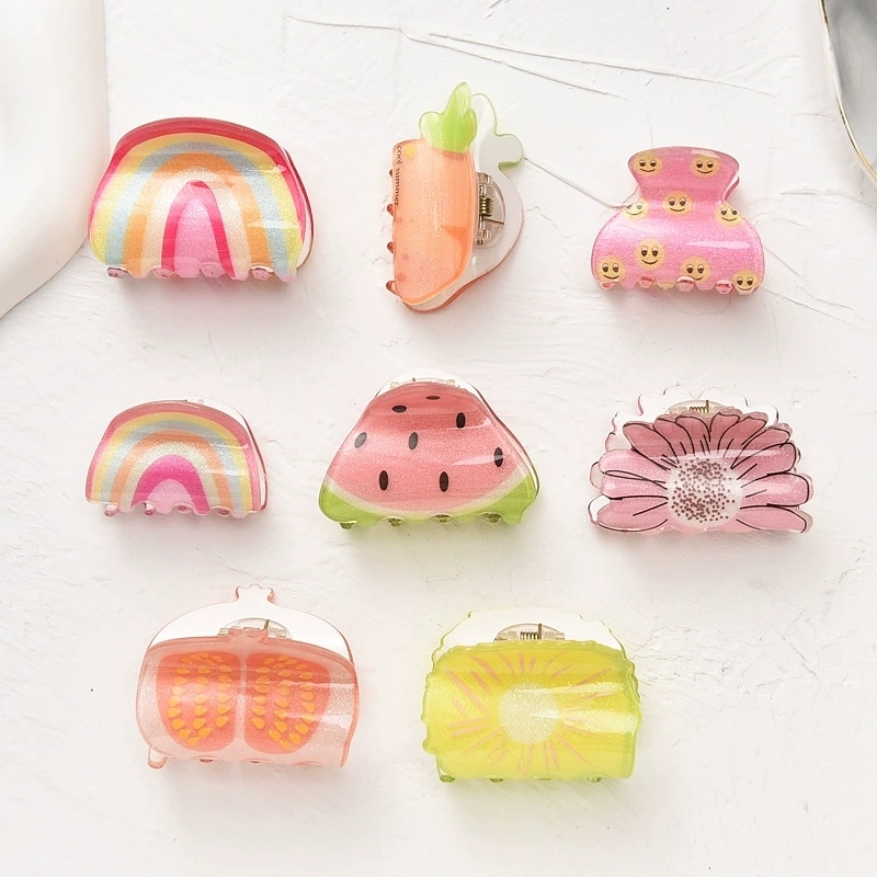 Summer Fruit Hair Claw Clip Funny