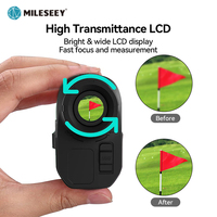 Mileseey PF280 Pro 600m longue portée chargeur USB numérique 6X grossissement chasse Golf télémètres Laser