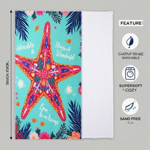 Nhanh Chóng Khô Tùy Chỉnh Thăng Hoa In Sợi Nhỏ In Tái Chế Cát Bãi Biển Miễn Phí Khăn Với Logo - Product Image 2