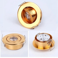 Vente en gros Spot Plafonnier 3W DC 12V 24V LED Mini Celling Downlight DJ DIY Shole Taille 40-45mm Cabinet Encastré Panneau lumineux