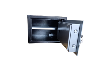 YUNOS LB-20EC Hotel Safe <b>Box</b> Dual Locking System (Electronic Code Mechanical Key) Secure Cash <b>Documents</b> Waterproof <b>Fireproof</b> - Product Image 4